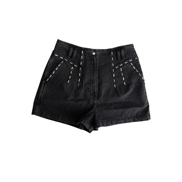 IRO Barra Faded Denim Shorts Women's Size 38/us 6 - Picture 2 of 11